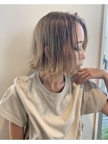 えぃじぇんぬヘア(Hair) beigeボブ