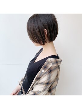 ミント(mint) 透明感暗髪グレー！