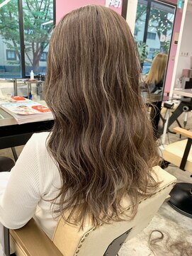 ディーカヘアーセンダイ(Di KA HAIR sendai) ハイライトで創る白髪染め/グレージュ/ベージュ