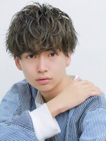 クロト 福岡本店(KUROT)&nbsp;モードアッシュショート ツーブロック 刈り上げ