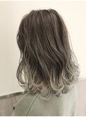 ホワイティグレージュバレイヤージュ