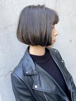 モリオ フロム ロンドン 成増店&nbsp;【morio成増/ムラマツ】韓国風ボブ　くすみブルー