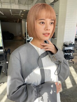 ゲーム 吉祥寺店(GAME) ピンクベージュ/ダブルカラー/ケアブリーチ/髪質改善/原宿