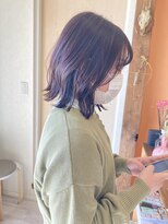 テオト(teoto.)&nbsp;くびれボブパープルブラウン