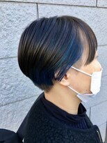 セットアップ 倉敷美和店(SET-UP) ショートインナーカラーでブル~