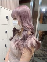 シンシェアサロン 原宿店(Qin shaire salon)&nbsp;網紅ヘア 韓国ヘア オルチャンスタイル ピンクラベンダー