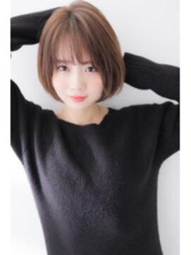 クシュ 所沢西口プロぺ通り(kusyu... ) ペールベージュセクションカラーグラデーションカラー外ハネボブ