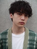 レジュアル(RESSUAL)&nbsp;スーツ短髪ツーブロック束感モテる黒髪シークレットパーマ流行