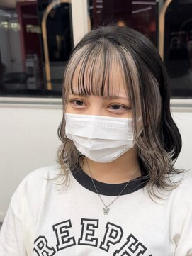 ロンドヴァリー 渋谷店(Lond vallee) 【田中悠佑】前髪インナーカラーホワイト！