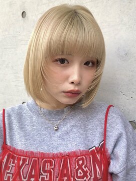 リコバイアフロート(riko by afloat) ボブ/内巻きボブ/ボブウルフ/顔まわりウルフ/フェイスレイヤー