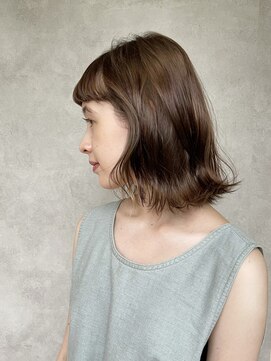 メゾンドイギー(MAISON de IGGY) 色っぽフェロボブ#前髪#くびれ#イメチェン#ラベンダーカラー