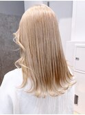 ベージュロング_チェリーブラウンフェミニンロング_ba373602