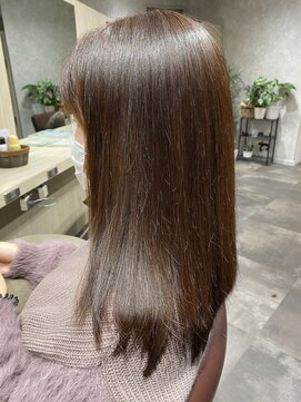 ハウル(Hawl) 髪質改善＆酸性ストレートセミロング【久米川／縮毛矯正】