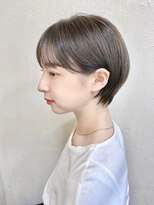 ハウスアンドヘアーワークス(House&Hair works) 前髪あり大人小顔ショート30代40代50代　藤沢