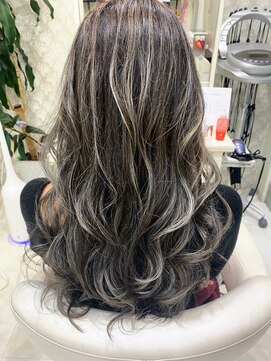 エフエフヘアー(ff hair) back style☆3Dハイライトカラーvol.791