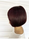ワインレッドカラー【ボブ】