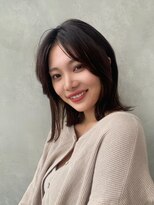 グリードヘアー セルフィッシュ(GREED hair SELFISH) ミディアムレイヤー韓国風ロングボブ