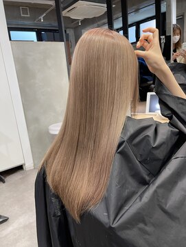 シエル バイ ケンジ 登戸 生田(CIEL by KENJE) 【ブリーチ1～2回】ミルクティーベージュ