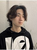 メンズミディアムパーマ