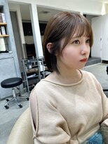ロンドネートゥル 新潟(Lond naitre)&nbsp;インナーカラー垢抜け耳掛けボブ