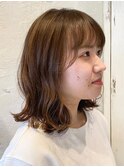 ミルクティーベージュダブルカラーインナーカラーケアブリーチ