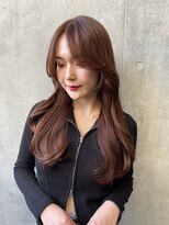 ヘアサロン ガリカ 表参道(hair salon Gallica)&nbsp;大人っぽいロングレイヤー/顔周りレイヤー