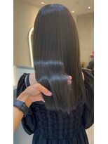 ジーナ 船橋(Zina)&nbsp;髪質改善＊ロングレイヤーグレーベージュ＊美髪【Zina船橋】