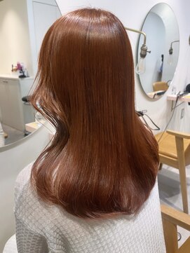 ロカ(roka) ブリーチなしのオレンジブラウン