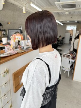 メルシー 福岡天神店(Merci) ダークブラウン☆ボブ