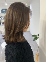 ノウハウ キョウト(KNOWHOW kyoto)&nbsp;外はねレイヤー/大人ベージュ/顔まわりレイヤー