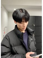 ヘアー アイス 御器所本店(HAIR ICI) 爽やかメンズ★無造作ツーブロックマッシュナチュラル黒髪