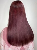 ステキナコト 日野(sutekinakoto)&nbsp;ローズレッド/髪質改善/酸性ストレート/縮毛矯正/白髪ぼかし