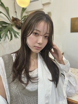 シエン 恵比寿(CIEN) ブリーチなし/透明感カラー/中明度うる艶ベージュブラウン