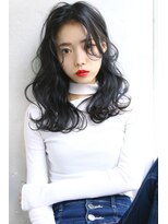 ザ キャンバス ミヤザキツネヒサ(THE CANVAS 宮崎恒久)&nbsp;【CANVAS】黒髪＿レイヤーカット＿韓国風巻き