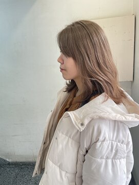 キャンバス バイ ネオリーブ 横浜西口(Canvas by neo.) ブリーチあり ベージュ ハニーベージュ 【miku】