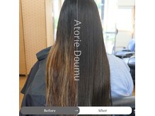 アトリエ童夢の雰囲気（地毛の様に自然な艶サラ髪質改善ストレートは必見です◎！！）