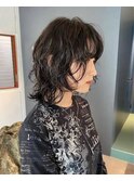 ウルフ風ニアンスパーマ