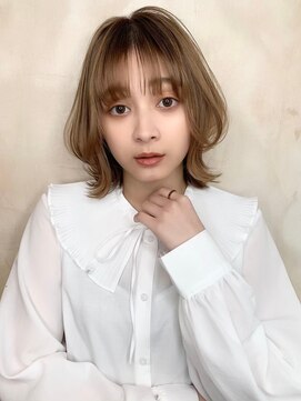 ニスル 町田店(NISURU) 似合わせカット/大人ガーリー/ダークアッシュ/着物/町田/町田駅