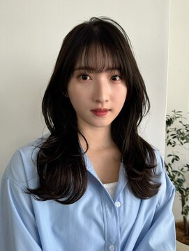 シア 表参道(SHEA.) 毛先だけパーマ×ふんわり艶ミディアムレイヤー