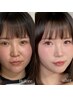 【ヘア&メイクのマンネリ解消】韓国フルメイク＋コテ巻きスタイリング ￥16500