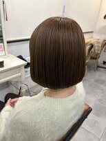 シアン 立川店(Shian)&nbsp;ぱつっとボブ×オリーブベージュ