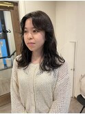 癖毛/ロングレイヤー