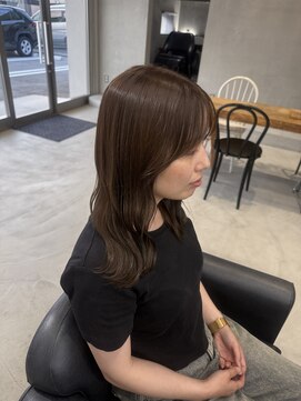 サムシング(Something.) gray beige