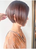 【morio原宿】前下がりショートボブ　前髪なし　