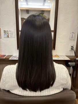 アミリー ひたち野うしく店(Amily) ハイライトバレイヤージュダブルカラーケアブリーチ20代30代