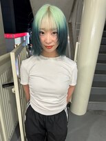 キオク(KIOX)&nbsp;名古屋/栄/ブリーチカラー/ハイトーン/ミントカラー