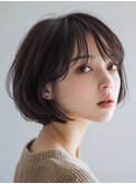 20代30代40代◎ナチュラルボブ/白髪ぼかし/髪質改善/縮毛矯正