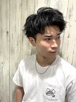 ヨシザワインク バンダイ(YOSHIZAWA Inc. BANDAI)&nbsp;メンズセンターアクティブショートスパイキーセンターパート床屋