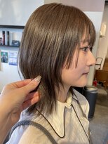 ムード マグ レーベル 南松本(MOOD Mag Label)&nbsp;大人可愛い◎透明感マロンベージュ顔まわりレイヤー