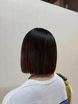 ノーヴァ バイ ボナ 前橋店(nova by bona)&nbsp;縮毛矯正で作る艶ボブ